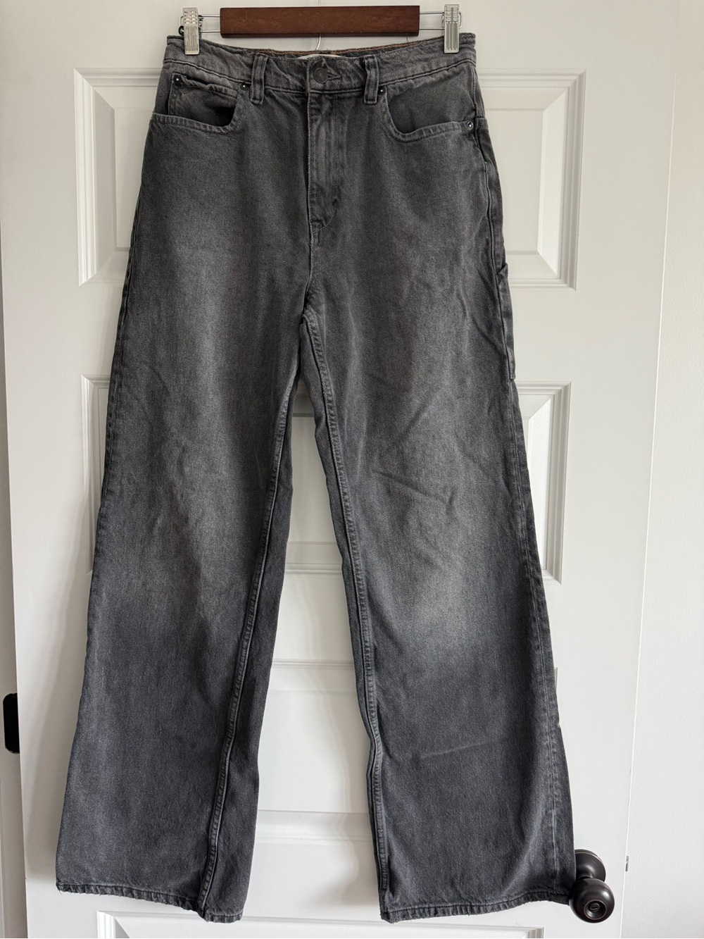 We The Free Free People Tinsley Baggy High Rise Straight Leg Jeans